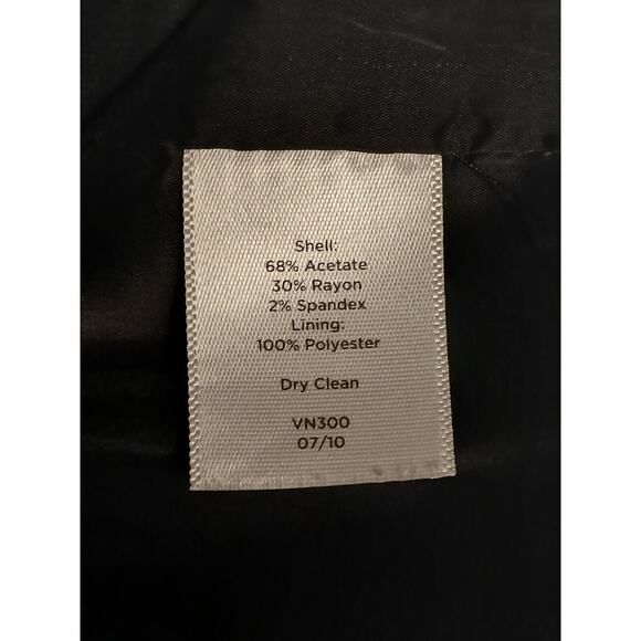 Talbots Satin Cocktail Dress Sz 10 Black Semi Formal Whimsigoth Elegant Party - Picture 17 of 17